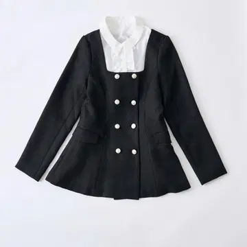 올리브 데 올리브 클래시컬 프릴 칼라 자켓 숏팬츠