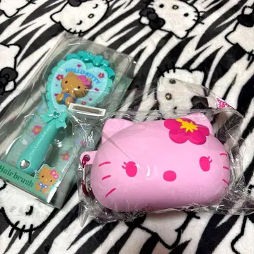 미개봉 새상품 일광화상 키티 브러쉬 실리콘 파우치 세트