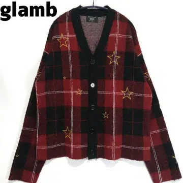 glamb Wendy 체크 가디건 그램 빨검