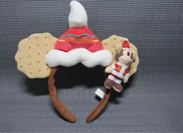 크리스마스 디즈니 미키 머리띠 쿠키 레트로 레어 헤이세이