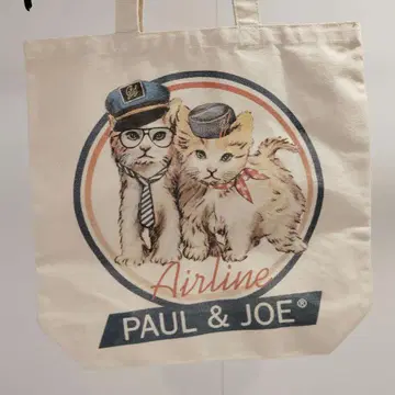 폴앤조 고양이 에코백 고양이 패턴 paul&joe