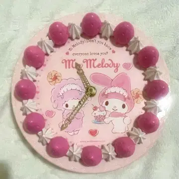마이멜로디 케이크형 시계 산리오