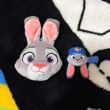 주토피아 주디 거울 헤어 클립