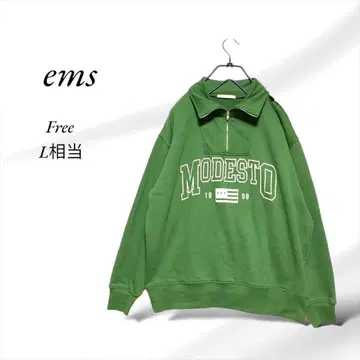 A120.엠즈/트레이닝복 [F] L 상당/그린/빅 로고/올인원