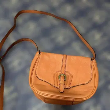 DAKOTA 가죽 숄더백 (오렌지)