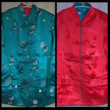 레이온 차이나복 자켓 쿵푸 리버서블 셔츠 드레스 한푸