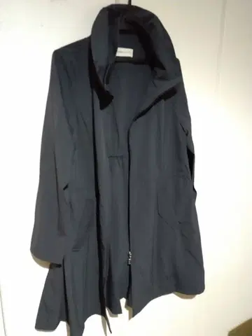 타카시마야 스타일 후드 부착 트렌치코트 L 사이즈