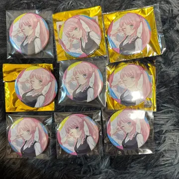 뱅드림 치하야 아논 JR 캔뱃지 최애 여행 9개