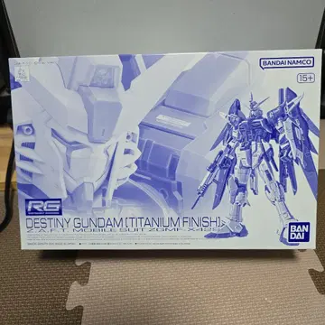 RG 데스티니 건담 티타늄 피니쉬 & 확장 이펙트 빛의 날개 세트