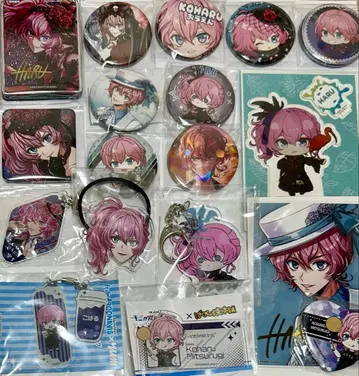 아르고나비스 미츠루기 코하루 묶음 판매 캔뱃지 아크릴 스탠드 콜라보