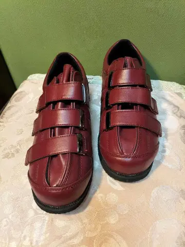 스타코라상 소프트 간호 신발 와인 레드 슬립온