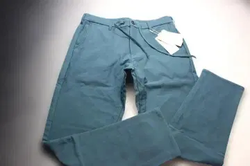 새상품 THE SHOP 6490 속기모 WARM 이지 팬츠 M 청록색