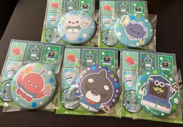 교육 방송 캐릭터 캔뱃지 5개 세트