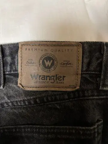 구제 데님 블랙 빈티지 Wrangler