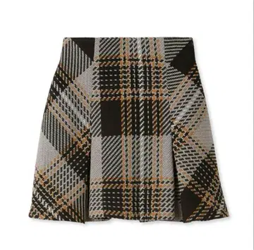 스나이델 로빙 체크 미니 스커트