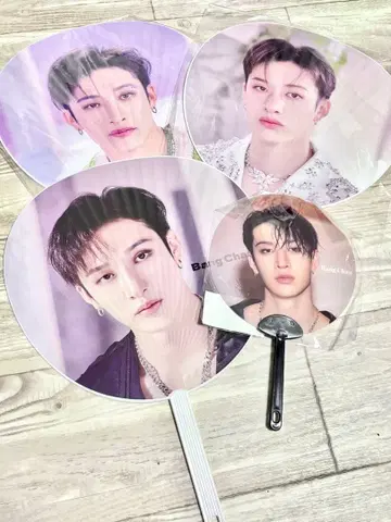 straykids 방찬 부채 4개 세트 묶음 판매