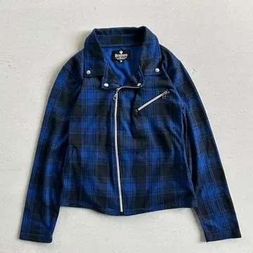BEAUMERE 체크 자켓 더블 라이더스 Y2K M
