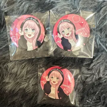 뱅드림! BanG Dream! 캔뱃지 치하야 아논 3세트