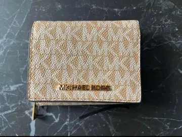 MICHAEL KORS 마이클코어스 3단 폴더형 지갑 베이지