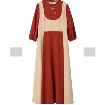 메종 드 플뢰르 냄비 들여다보는 원피스 긴팔 브라운 계열 몇 회 착용