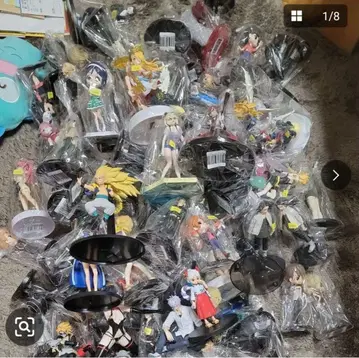 애니메이션 캐릭터 피규어 90개 이상 세트