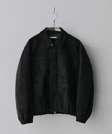 [ WYM ] FAUX SUEDE ZIP BLOUSON 블랙 / S