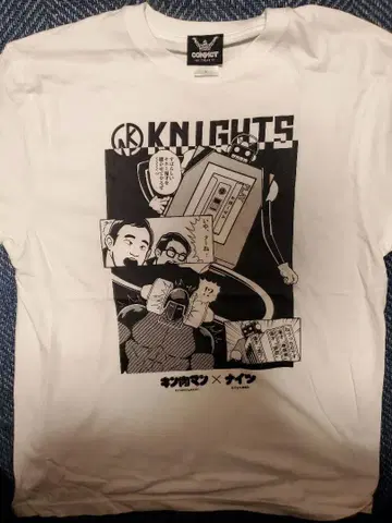 나이츠 스테카세킹 근육맨 T셔츠