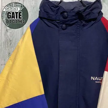 [ 구하기 어려움 ] 90s 노티카 자수 로고 빈티지 나일론 자켓 L