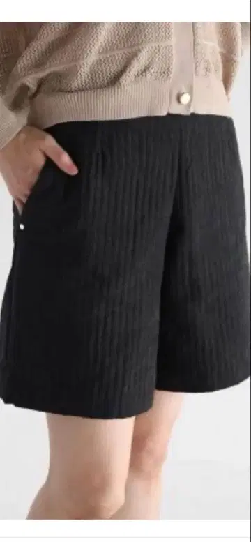 스콧 클럽 퀼트 숏팬츠