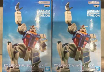 RX-78F00/E 건담 피규어 2체 남코 한정판 오사카 만박
