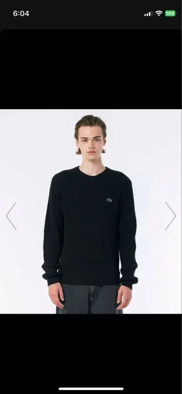 라코스테 니트 우에스기 슈헤이 착용