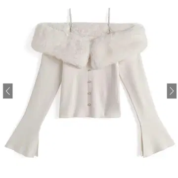 GRL 펄 스트랩 퍼 오프숄더 니트탑 [ tu1775 ]