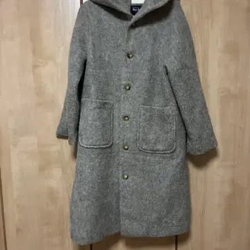 BEAMS Mac&CO 울 코트 후드 부착 M 사이즈