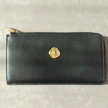 산 히데아키 미하라 지퍼 장지갑