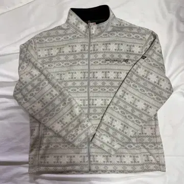 new balance 플리스 패턴 그레이 4XL