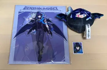 원신 오로룬 아크릴 스탠드 봉제 인형 키링 증명 사진