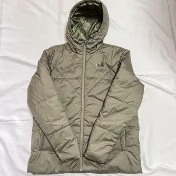 PUMA 다운 자켓 카키 XL 사이즈