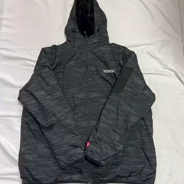 OUTDOOR 나일론 자켓 내 플리스 블랙 5L