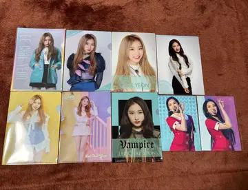 채영 클리어 파일 7장 포토 카드 2장 iz*one 아이즈원