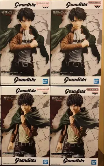 진격의 거인 Grandista 피규어 리바이 엘렌 각 2개 세트