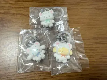 산리오 메지루시 액세서리 후와후와 스노우 시나모롤 푸딩 포차코