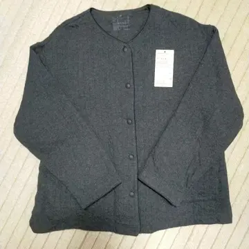 무인양품 코튼 퀼트 가디건
