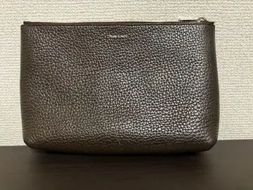 Hender Scheme 브라운 가죽 파우치