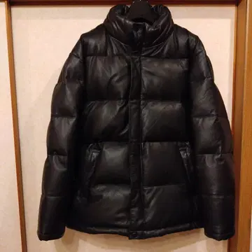 AVIREX 블랙 다운 자켓 M