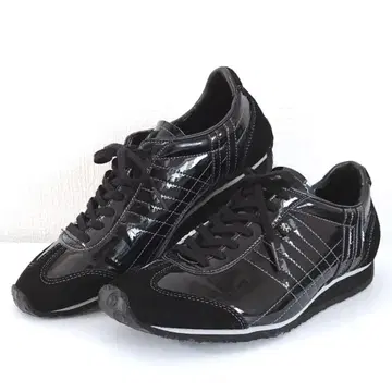 [ 레어 ] 패트릭 PATRICK 스니커즈 아이리스 에나멜 블랙 38