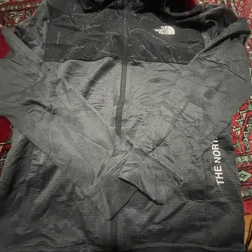 THE NORTH FACE 집업 후드티 블랙