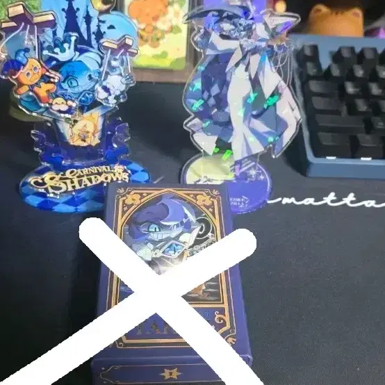 쿠키런 킹덤 거짓의 카니발 타로카드+아크릴 스탠드