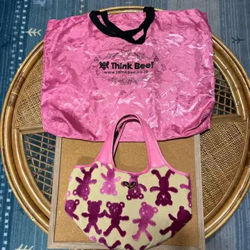 Think Bee! 곰 모티브 백