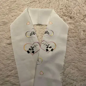 팬더 자수 장식용 깃 폴리에스테르제