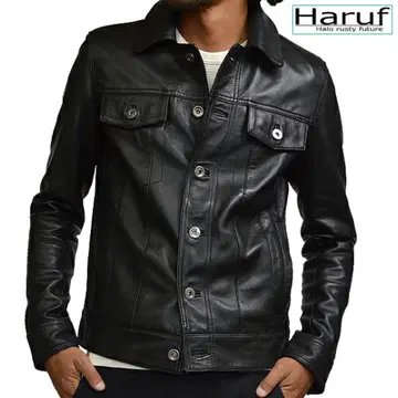 새상품 천연 가죽 가죽 자켓 데님 자켓 G 자켓 남성용 남자 인기 브랜드